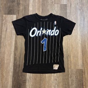 Mitchell & Ness Hardwood Classics Orlando Magic Penny Hardaway T-Shirt Pinstripe